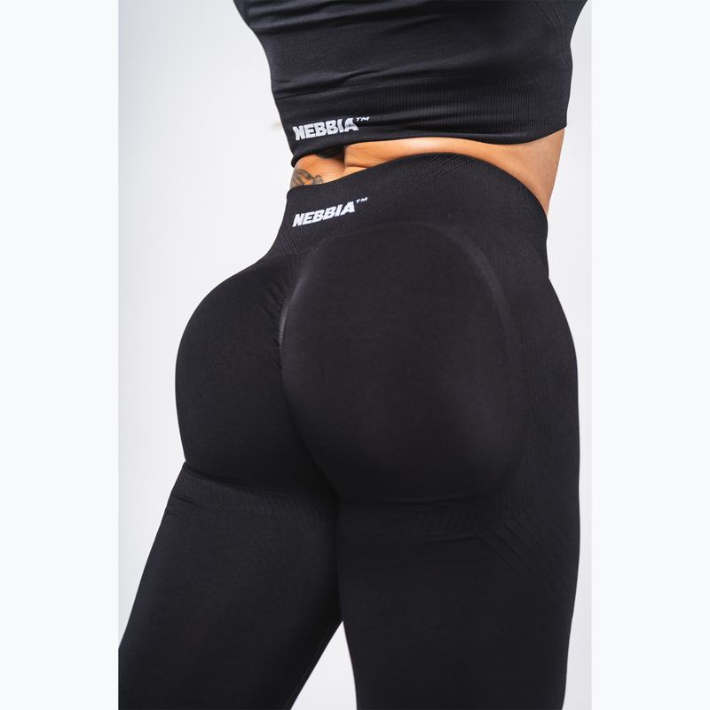 Дамски тренировъчен клин NEBBIA Flow Seamless Push Up Black 5