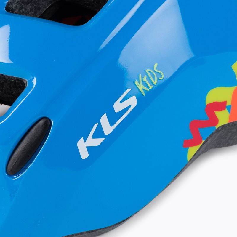 Детска велосипедна каска Kellys, синя ZIGZAG 022 7