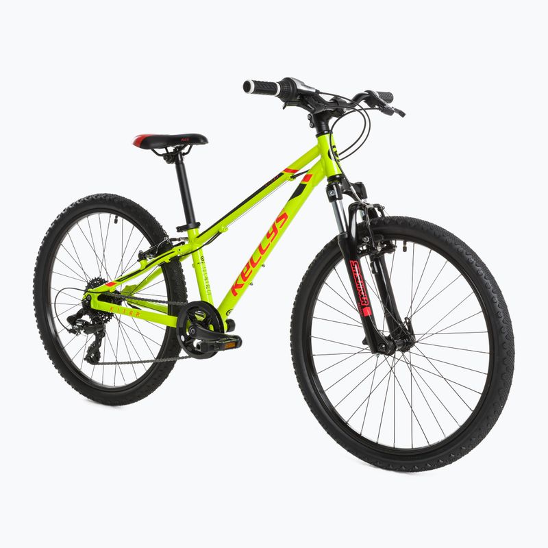 Детски велосипед Kellys Kiter 50 24" неоново жълто 2