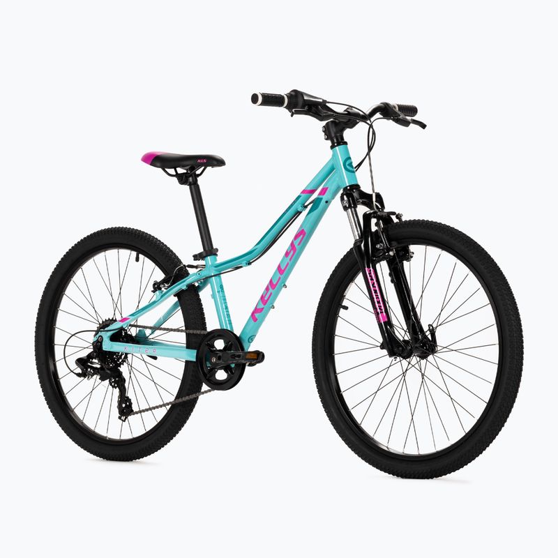 Детски велосипед Kellys Kiter 50 24" тюркоазен 2