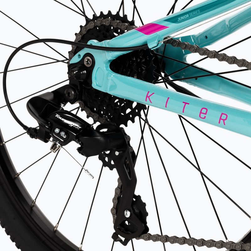 Детски велосипед Kellys Kiter 50 24" тюркоазен 3