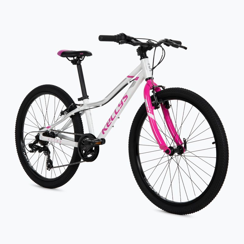 Детски велосипед Kellys Kiter 30 24" бял 2