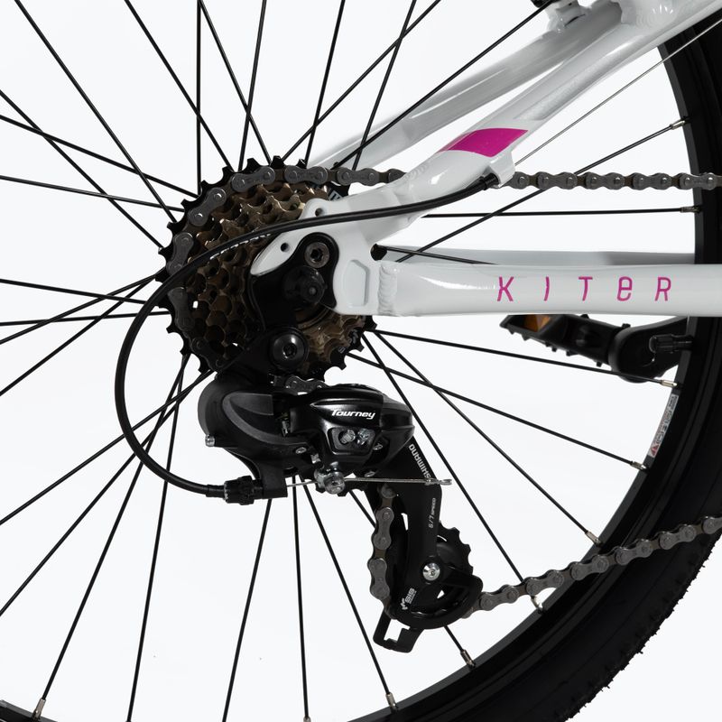 Детски велосипед Kellys Kiter 30 24" бял 3