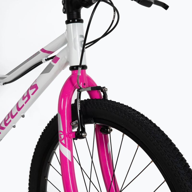 Детски велосипед Kellys Kiter 30 24" бял 4