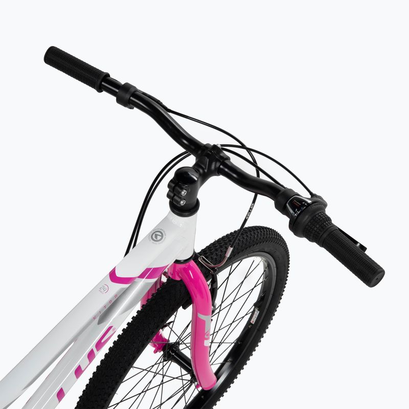 Детски велосипед Kellys Kiter 30 24" бял 6