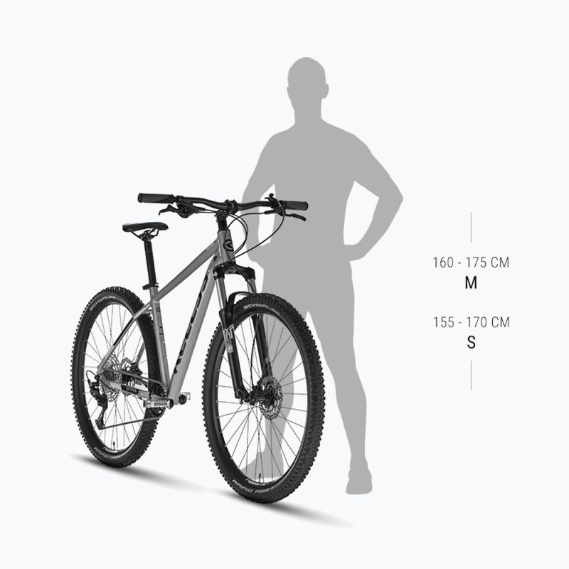 Планински велосипед Kellys Spider X50 27.5" графитено сив 3