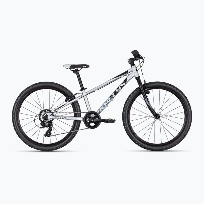 Детски велосипед Kellys Kiter 30 24" сребрист