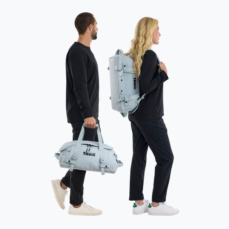 Thule Chasm Recycled Duffel 30 л мека синя пътна чанта 13