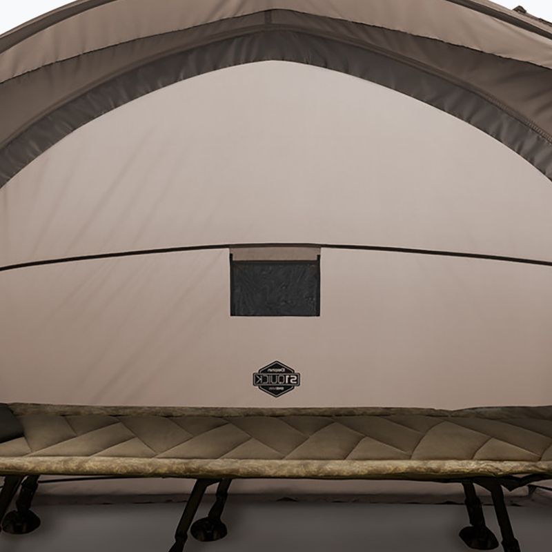 Delphin S1 Quick Pop Up шатра за шарани кафява 101001621 4