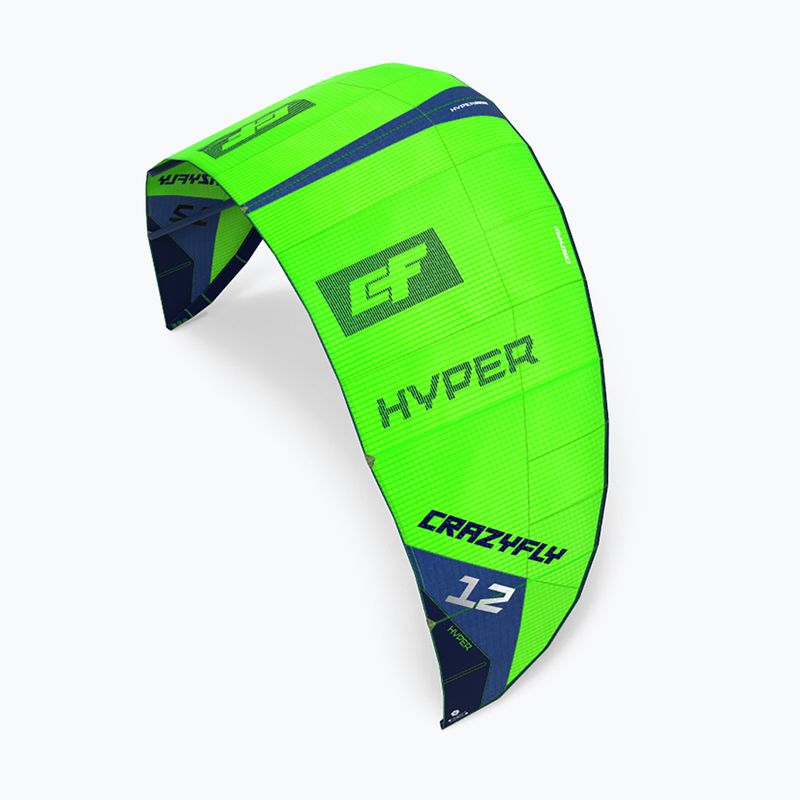 Кайтсърф хвърчило CrazyFly Hyper green T001-0118 2