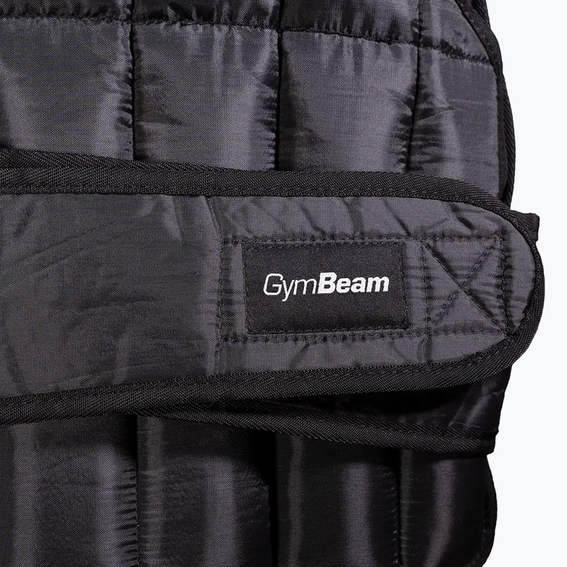 Жилетка с тежести за тренировки GymBeam Weighted Vest 10 kg black 2
