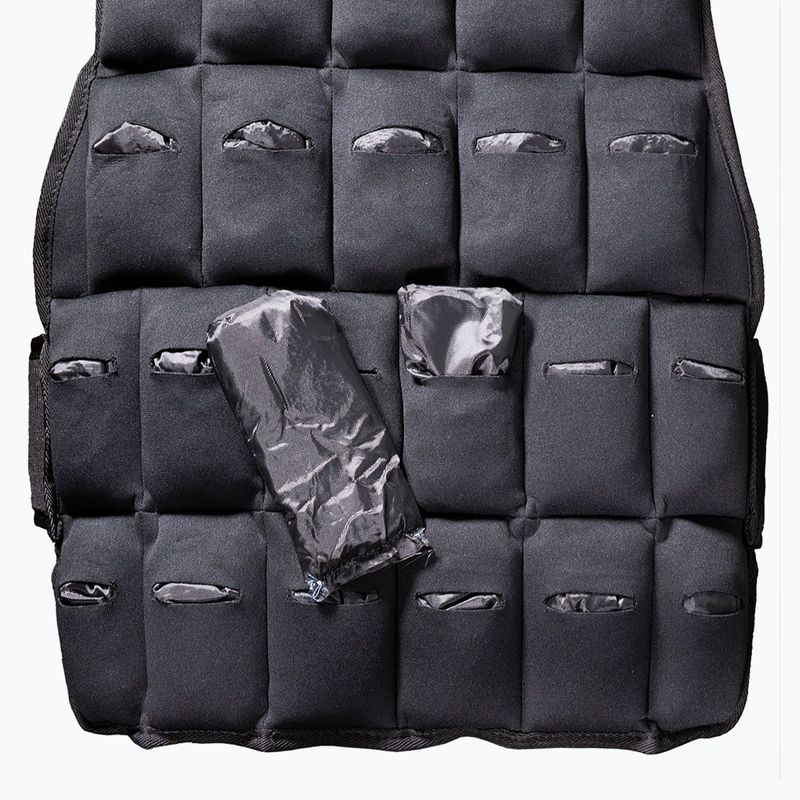 Жилетка с тежести за тренировки GymBeam Weighted Vest 10 kg black 5