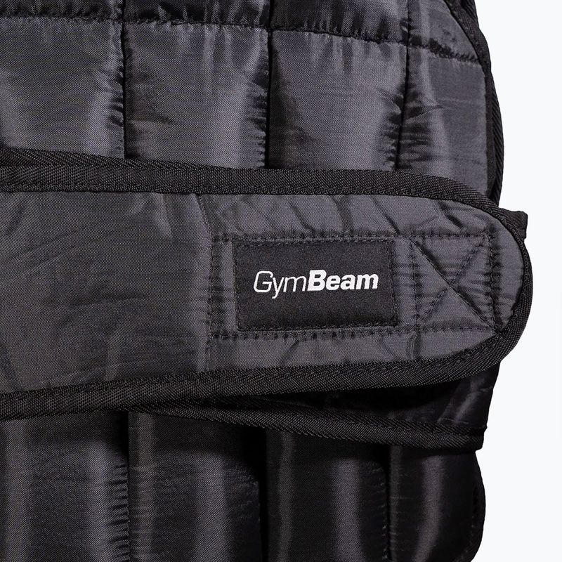 Жилетка с тежести за тренировки GymBeam Weighted Vest 15 kg black 3