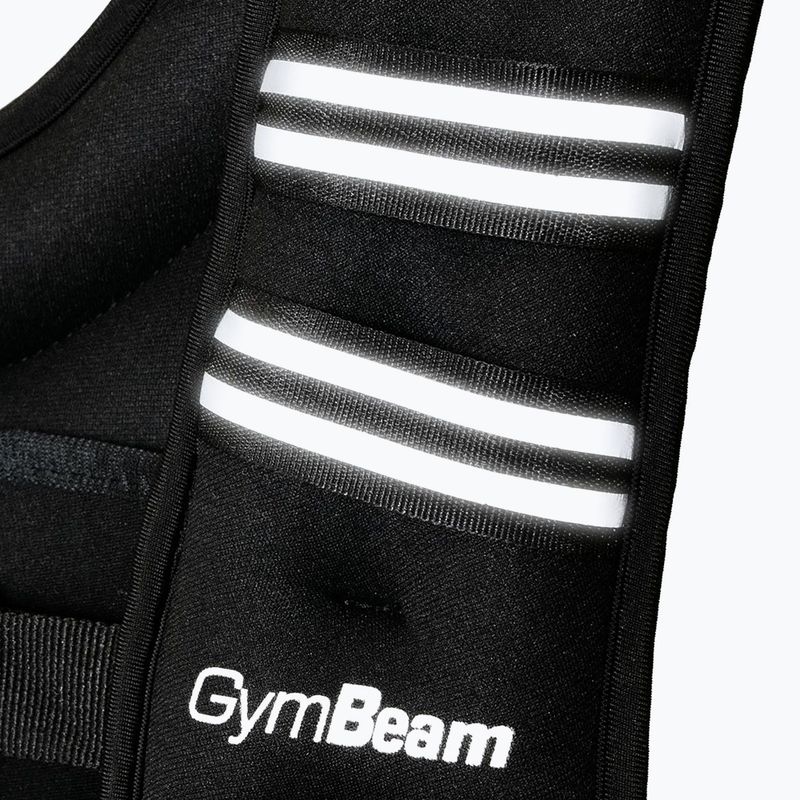 Жилетка с тежести за тренировки GymBeam Weighted Vest 7 kg black 3