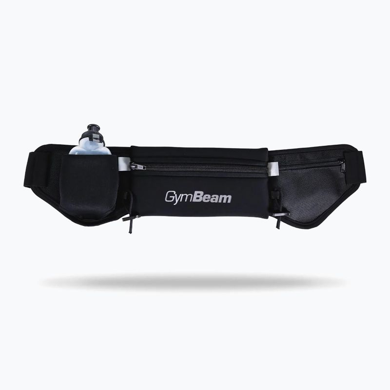Колан за бягане GymBeam Trail Hydrobelt + бутилка за вода 180 мл black