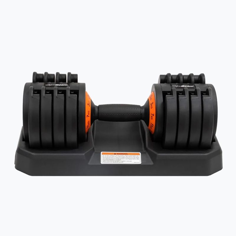 Регулируем дъмбел GymBeam Dumbbell Adjustable 20 kg black