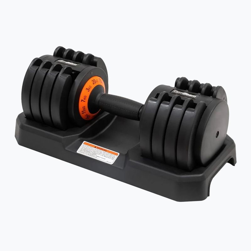 Регулируем дъмбел/гира GymBeam Dumbbell Adjustable 20 kg black 4