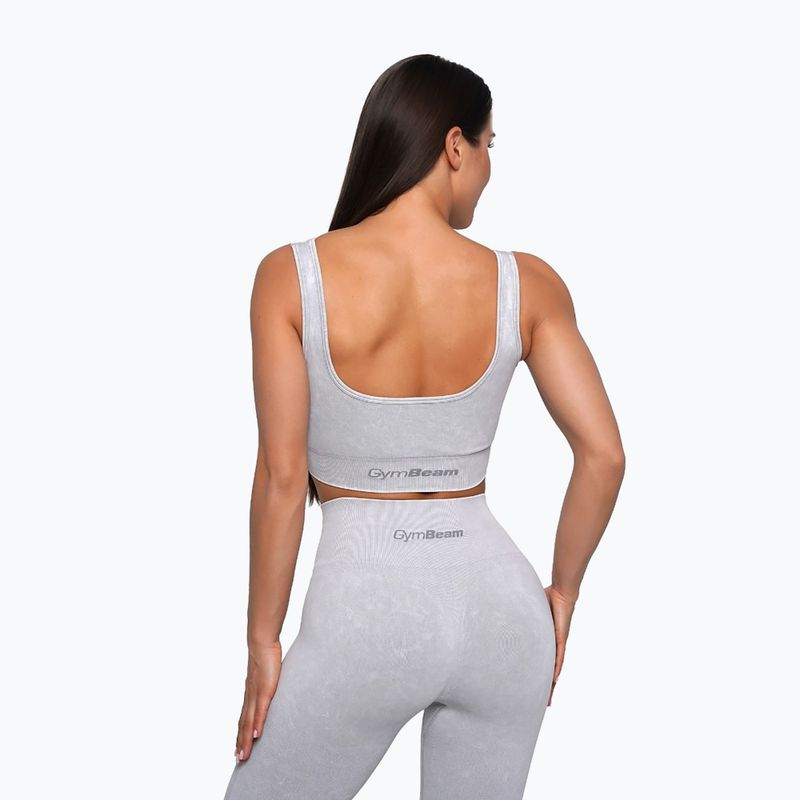 Спортен сутиен GymBeam Lift grey 3