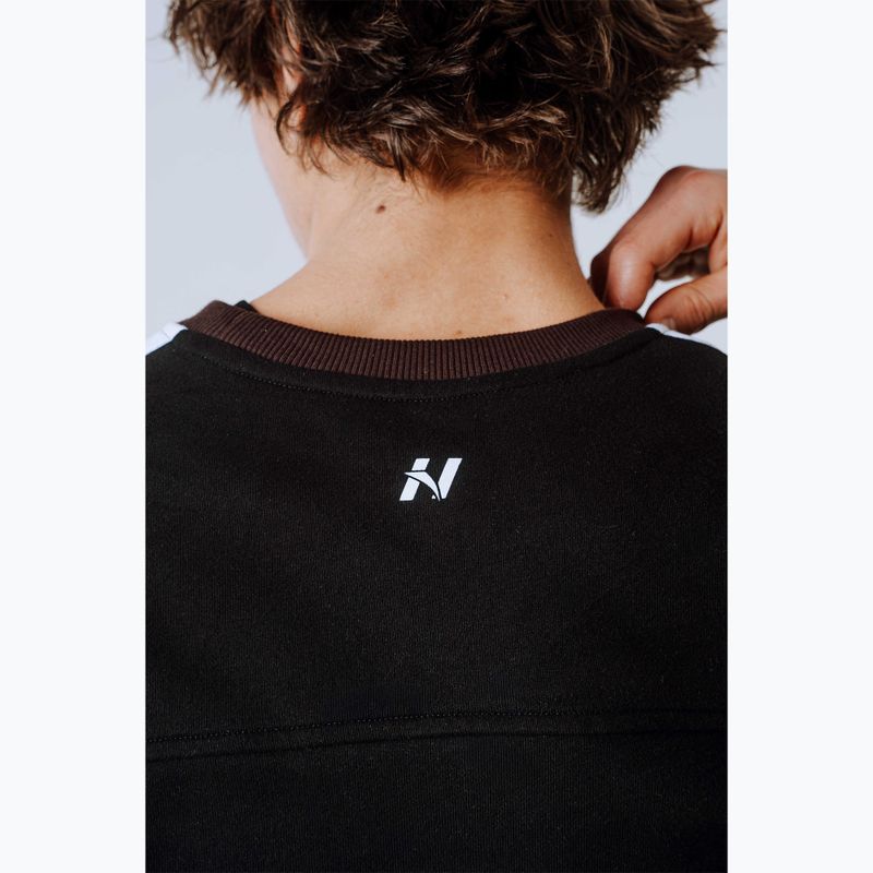 Мъжки суитшърт NEBBIA Power FZ dark brown camo 8