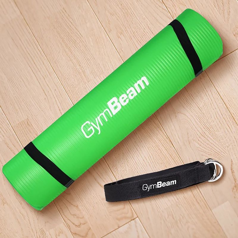 Фитнес подложка GymBeam Yoga Mat green 3