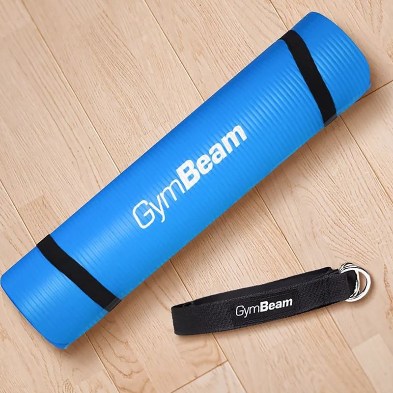 Фитнес подложка GymBeam Yoga Mat blue 3