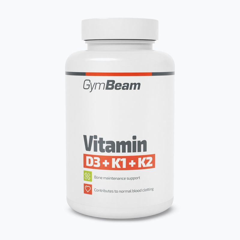 Витамини GymBeam D3+K1+K2 60 капсули