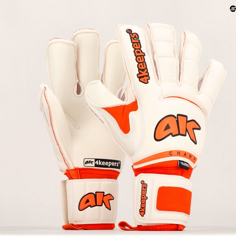 4keepers Champ Training VI Rf2G вратарски ръкавици бели 9