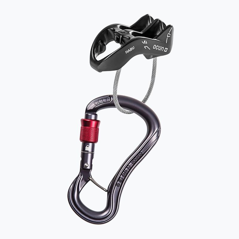 Ocun Belay Eagle Screw/Habu 4714 антрацитен комплект за спускане