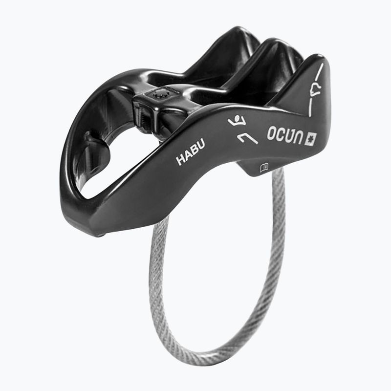 Ocun Belay Eagle Screw/Habu 4714 антрацитен комплект за спускане 2