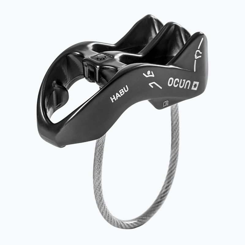 Ocun Belay Eagle Screw/Habu 4715 антрацитен комплект за спускане 2