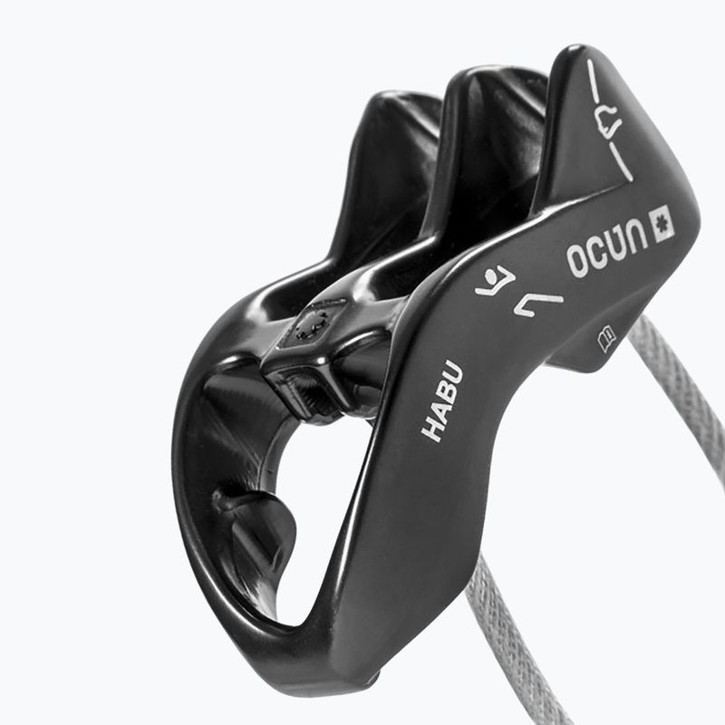 Ocun Belay Eagle Screw/Habu 4715 антрацитен комплект за спускане 3