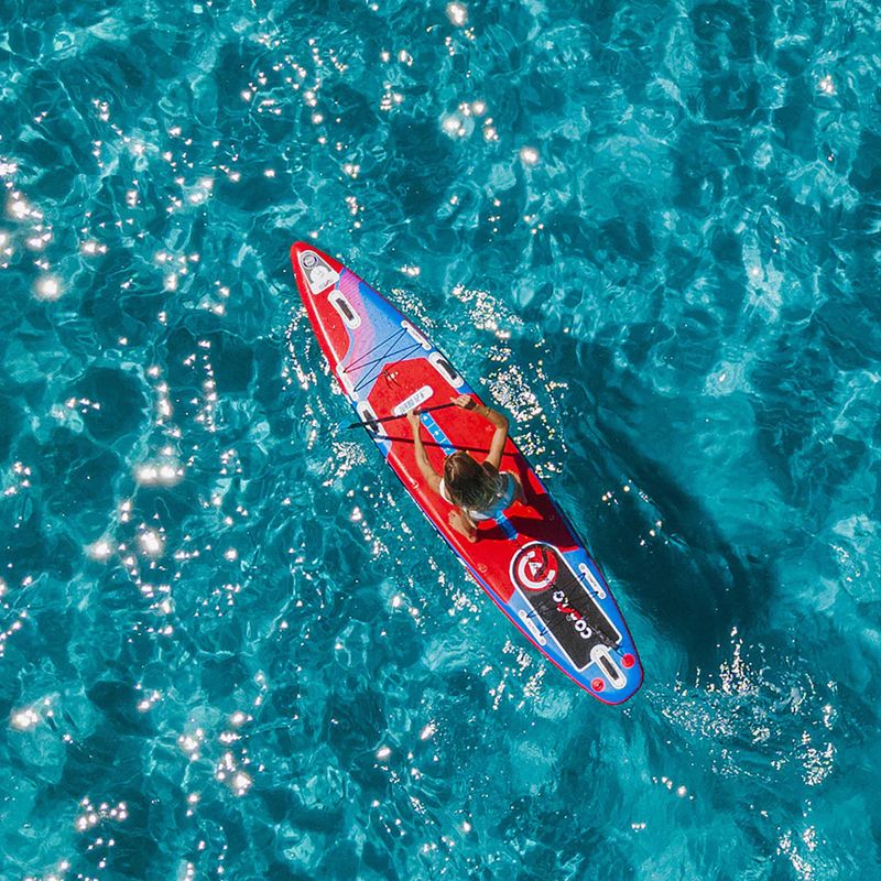 SUP дъска Coasto Turbo 12'6“ blue/red 13