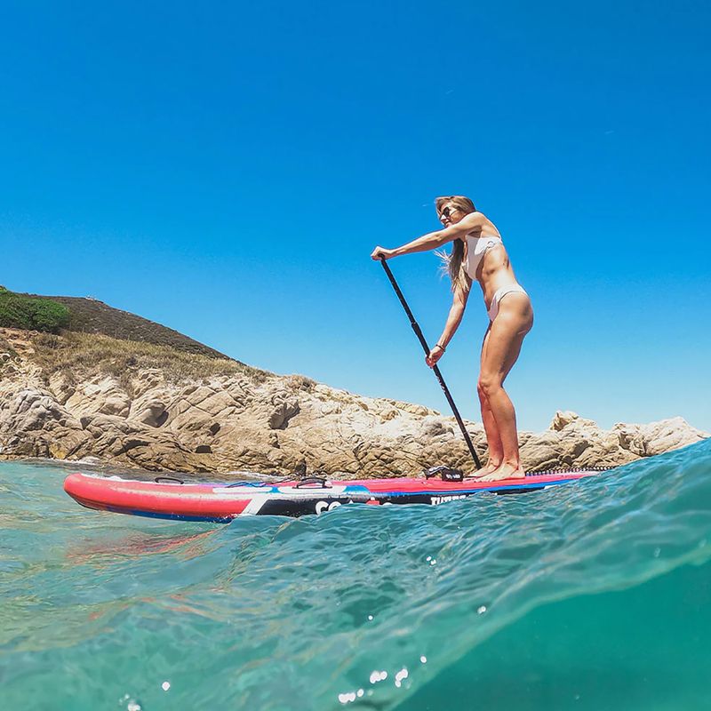 SUP дъска Coasto Turbo 12'6“ blue/red 15