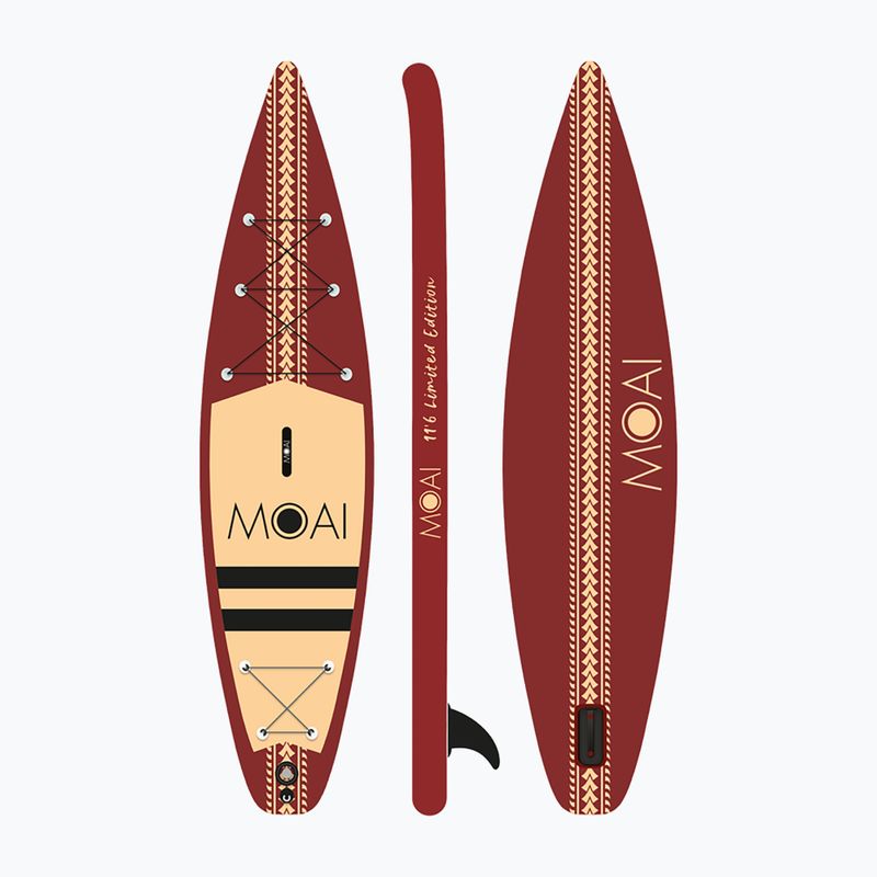 SUP дъска MOAI Limited Edition 12'6“ red 2