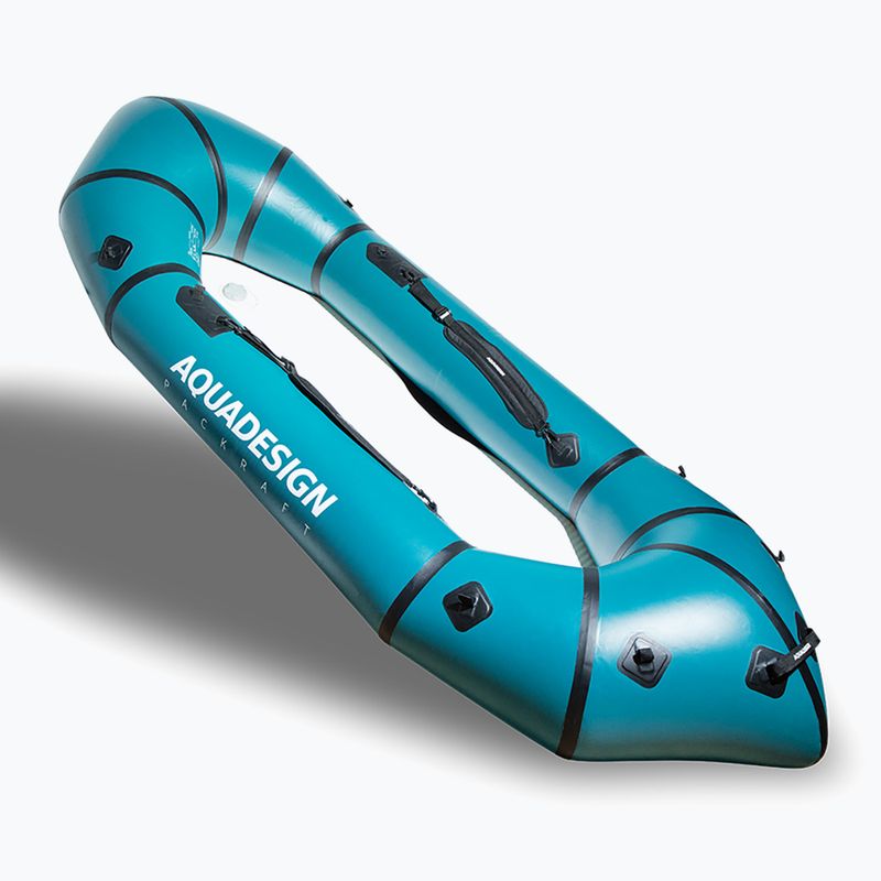 AQUADESIGN Понтон за 1 лице Yupik PVC син 2