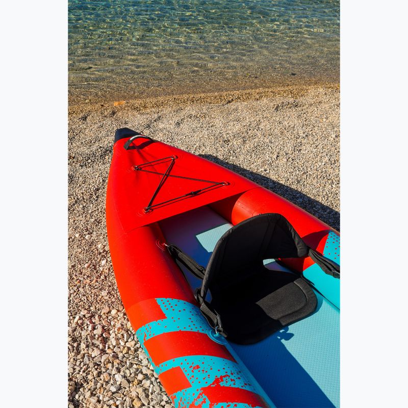 Надуваем каяк 2-местен Sun Reflections Tube blue/red 6
