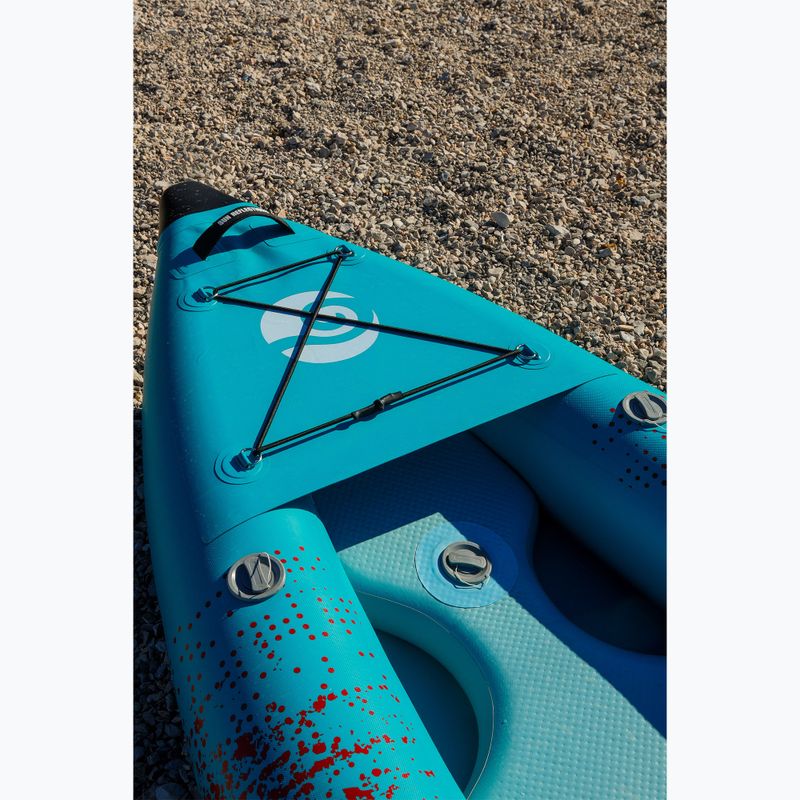 Надуваем каяк 2-местен Sun Reflections Tube blue/red 7