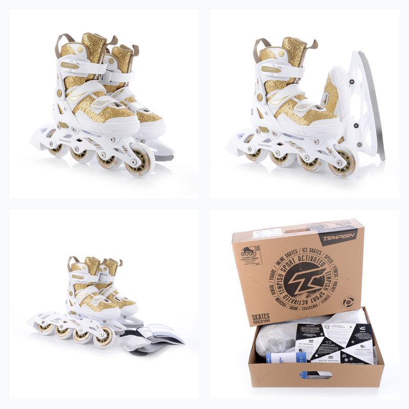 Детски кънки/ролери Tempish Enbo Duo Girl Gold gold 13
