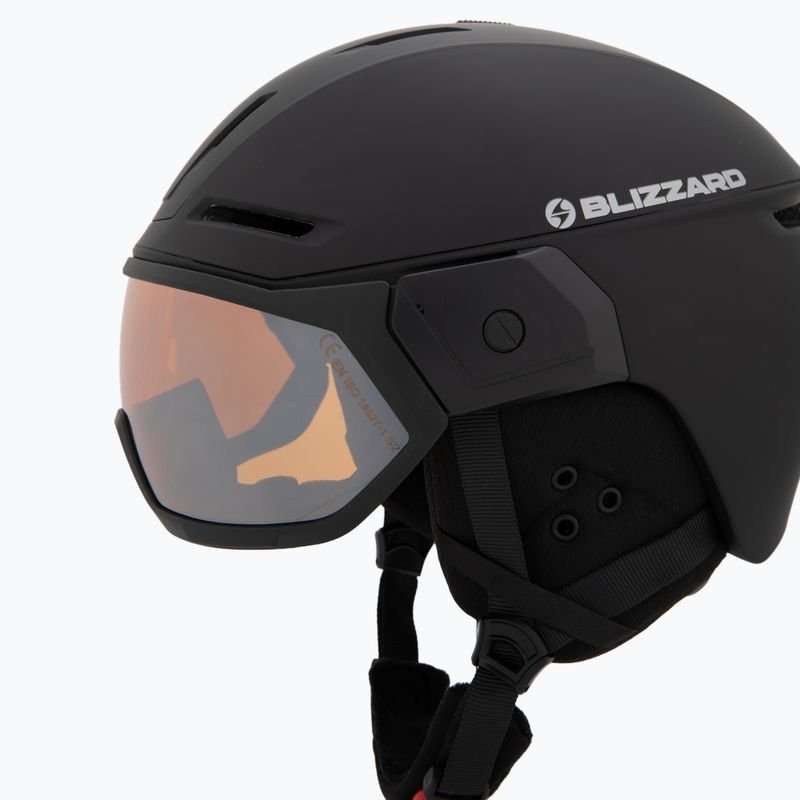 Скиорска каска Blizzard Edge Visor black/mirror smoke 7