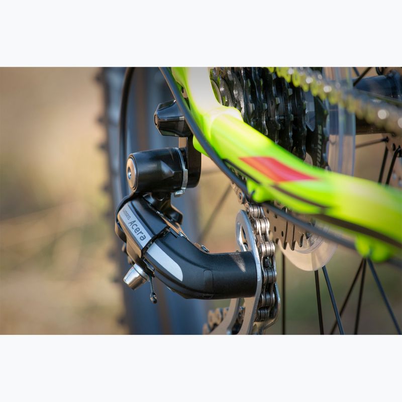 Детски велосипед Superior RACER XC 27 DB matte lime/red 7