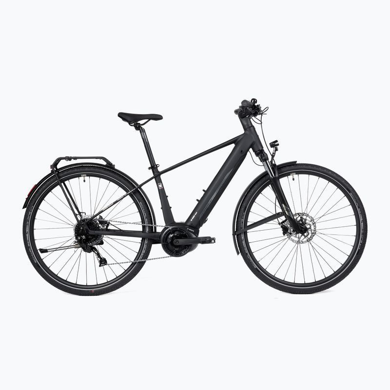 Електрически велосипед Superior eXR 6050 B Touring 36V 13.4Ah 500Wh матово черно/хромно сребристо