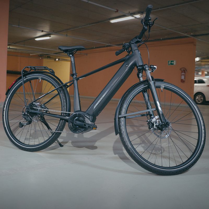 Електрически велосипед Superior eXR 6050 B Touring 36V 13.4Ah 500Wh матово черно/хромно сребристо 6