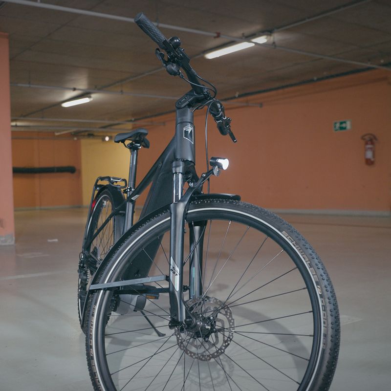 Електрически велосипед Superior eXR 6050 B Touring 36V 13.4Ah 500Wh матово черно/хромно сребристо 7