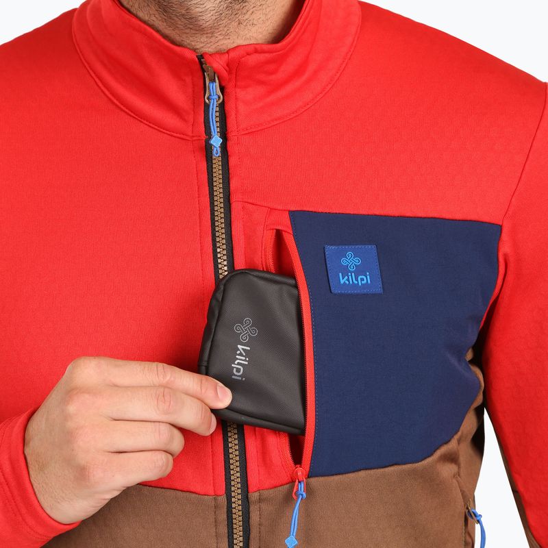 Мъжки скиорски суитшърт Kilpi Erin brown 3