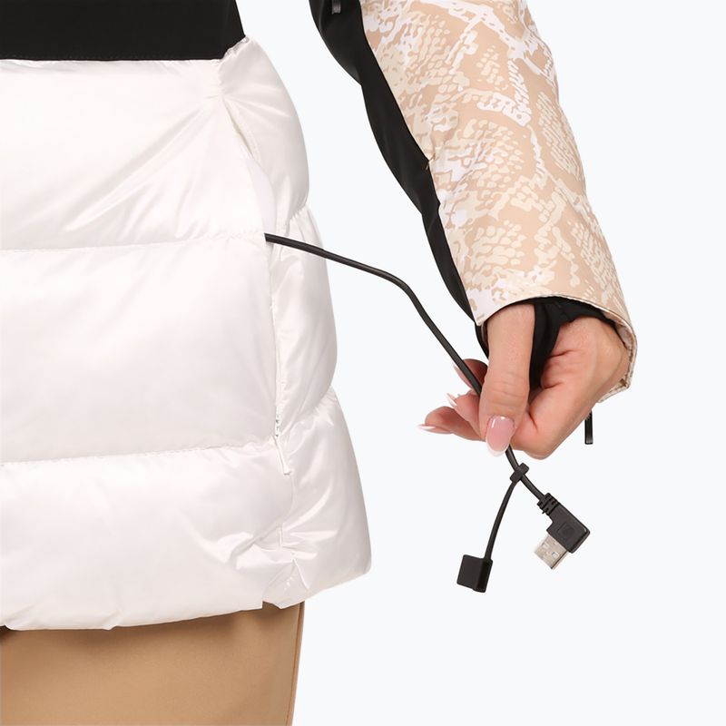 Дамско скиорско яке Kilpi Lena white 8