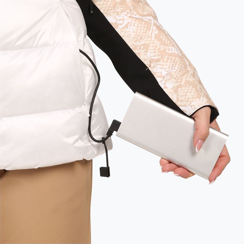 Дамско скиорско яке Kilpi Lena white 9