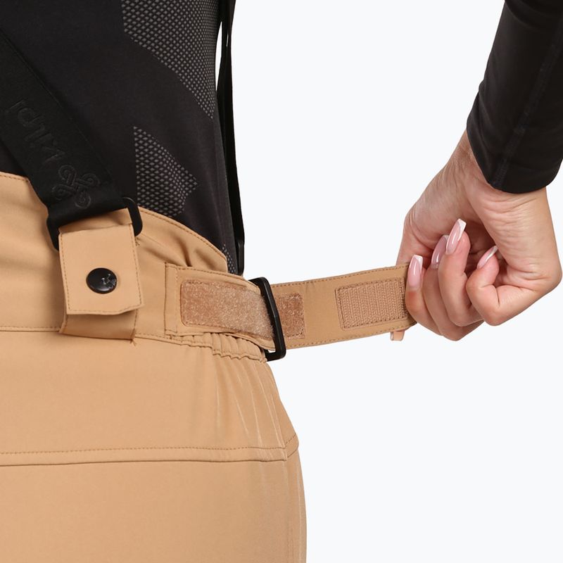 Дамски скиорски панталони Kilpi Dione beige 3
