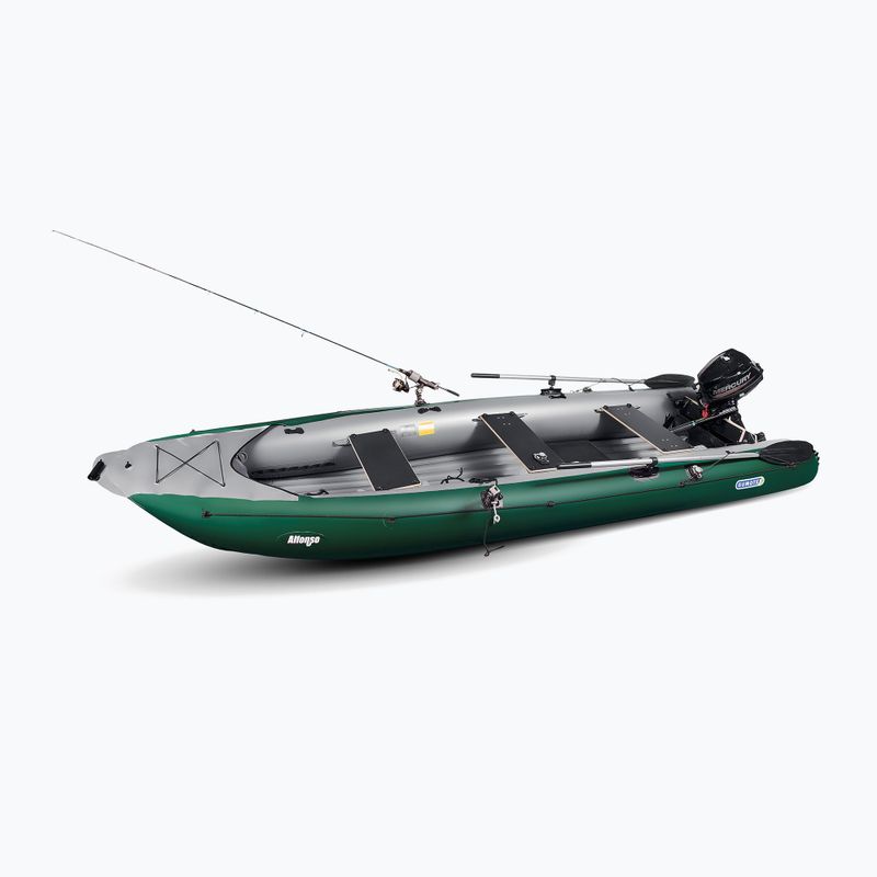 Надуваем каяк 3-местен Gumotex Alfonso dark green 2
