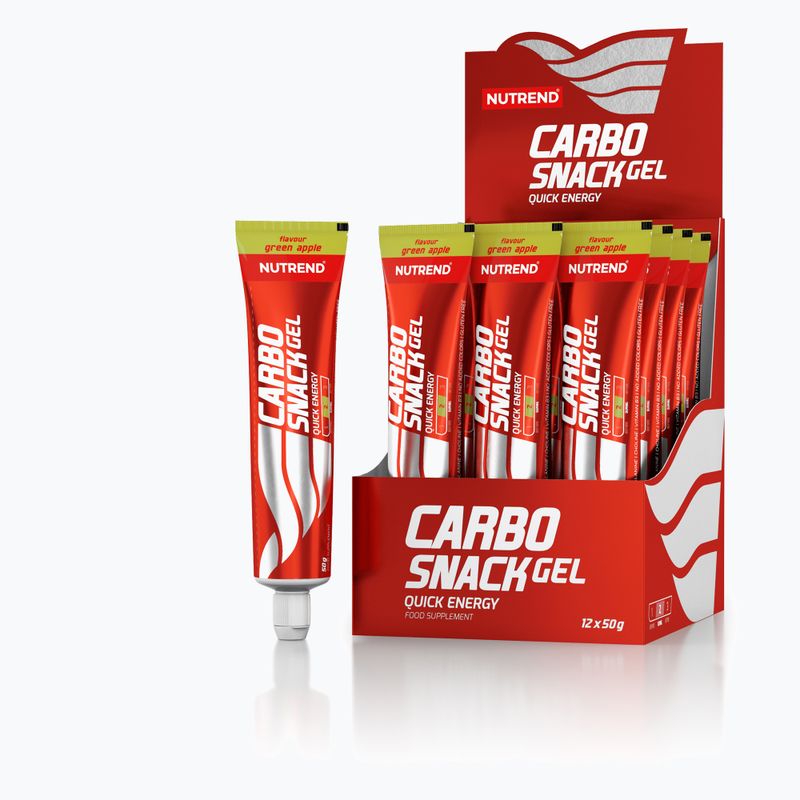 Nutrend Carbosnack енергиен гел в туба 50g зелена ябълка VG-001-50-ZJ-de