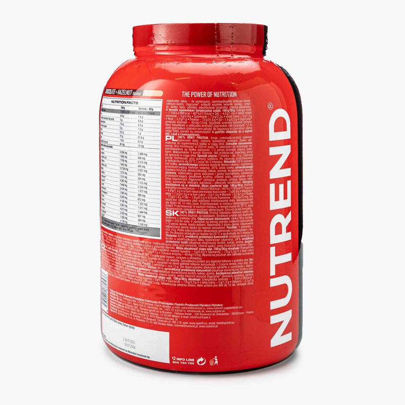 Суроватка Nutrend 100% протеин 2,25kg шоколад-ядки VS-032-2250-ČLO 2